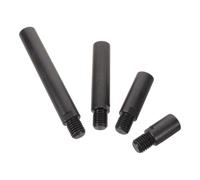 NULYLU 4 Pezzi Prolunga Manganese Smerigliatrice in Acciaio 5/8-11 per | Filettatura 5/8-11, Estensione di 50/70/100/140mm, Nero, per Lavoro Stabile e Meno Fatica