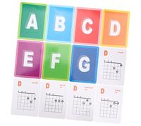 NULYLU 49pezzi Chord Chart Per Chitarra Elettrica e Acustica Guida Pratica Per Iniziare Suonare Leggera e Materiale Sicuro e Resistente Per Principianti e Ragazzo Ragazza