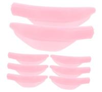 NULYLU 4paia Cuscinetti Silicone Per Laminazione Ciglia Pad Per Perming Ciglia Strumenti Sicuri e Confortevoli Per Effetto Curvo Naturale Adatti Per Uso Professionale e Domestico