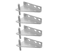 NULYLU 4pezzi Cerniere Per Porta Congelatore Acciaio Inossidabile Per Frigorifero Compatibili Con Modelli Diversi Design Elegante e Funzionamento Fluido Spaziatura