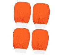 NULYLU 4pezzi Guanti Esfolianti Per Doccia Viscosa Per Pulizia Della e Massaggio Scrub Per Corpo Rimuove Le Cellule Morte e Rende La Liscia e Rilassata