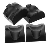 NULYLU 4pezzi Supporto Per Ocarina Nera Buchi Design Elegante e Portatile Base Stabile Per Ocarina Ceramica Accessori Per Strumenti Musicali
