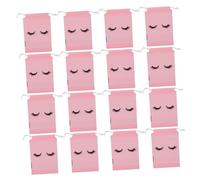 NULYLU 50pezzi Borsa Per Trucchi Coulisse Piccola e Pratica Per Viaggi e Uso Quotidiano Contenente Accessori Per Trucco e Custodie Per Ciglia