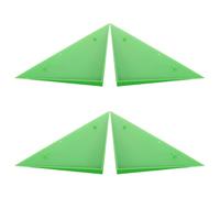 NULYLU Accessori per Calciobalilla 4 Pezzi Copertura Angolare in Plastico Verde per Tavolo da Calcio Balilla Compatibilità Ampia e Installazione Facile per Uso Domestico e Feste