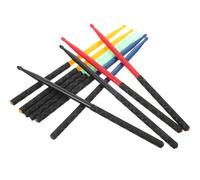 NULYLU Bacchette per Batteria in Nailon Antiscivolo Leggere 5 Paia per Studenti e Bambini per Prove e Concerti Speciali
