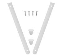 NULYLU Binario per Cassetti Bianco in Plastica e Metallo Movimento Fluido e Installazione Facile, Design Moderno per Scaffali e Archivi Ufficio
