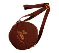 NULYLU Borsa Porta Ciotola Tibetana da Meditazione Cerniera Liscia, Custodia Compatta e Resistente per Campane Tibetane, Contenitore Portatile per Ciotola di Canto per Viaggi e Uso