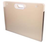 NULYLU Borsa Porta Documenti 8k in Plastica Khaki ad Alta Capacità Versatile per Organizzare Disegni e Fogli, Cartella Portadocumenti Portatile per Ufficio e Studio Colore Colore Casuale
