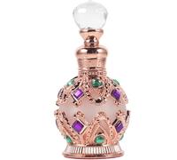 NULYLU Bottiglia Di Profumo Ricaricabile Da Viaggio 15 Ml in Vetro Rosa Oro Spruzzo Dosabile, Bottiglia Spray Portatile Per Fragranze, Contenitore Riutilizzabile Per Viaggi e Uso Quotidiano