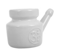 NULYLU Bottiglia Per Lavaggio Nasale in Ceramica Strumento Per Irrigazione Nasale Risciacquo Del Naso Pulitore Portatile Vaso Manuale