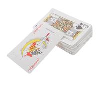 NULYLU Carte da Gioco in Braille per Non Vedenti e Ipovedenti, Mazzo Grandi Dimensioni Caratteri Tattili, Ausilio Ricreativo per Adulti e Disabilità Visiva