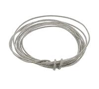 NULYLU Cavo Schermato in Rame Stagnato Argento per Cablaggio Chitarra Singolo Conduttore per Liuteria e Cablaggi Lunghi Isolamento