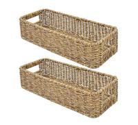 NULYLU Cesto Porta Bacchette e Posate in Plastica 2 Pezzi Capacità di Stoccaggio Profonda e Ventilazione per Organizzazione Cucina e Tavolo