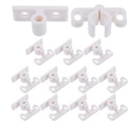 NULYLU Chiusura a Sfera per Porta Armadio 12 Pezzi, Fermo a Palla in Plastica per Mobili, Chiusure per Ante di Armadietti Sicure, Accessori per Armadi e Cassetti