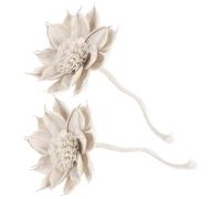 NULYLU Diffusore di Fiori Secchi senza Fuoco con Bastoncini in Carta di Paglia e Corda di Cotone 2 Pezzi per Camere da Letto e Soggiorni con Distribuzione Uniforme del Profumo
