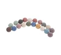NULYLU Diffusore di Pietre Vulcaniche per Aromaterapia 20 Pezzi, Diffusore Portatile in Roccia Lavica Facile Manutenzione, per Casa e Auto Colore Casuale
