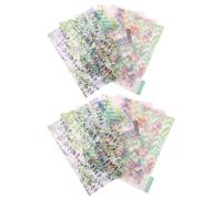 NULYLU Divisori per Quaderno ad Anelli in Pp Colore Assortito 6 Fori, Etichette Indicizzate per Organizzare Libri e Apprendimento, Facili da Gestire Colore Casuale