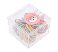 NULYLU Elastici per Chioma per Bambine 120 Pezzi, Tessuto Morbido Buona Elasticità, Confortevoli da Indossare, per Codine e Trecce Color Assortito