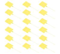 NULYLU Fascette per Cavi Resistente e Stabile Etichetta Giallo in Plastica 100 Pezzi Sigilli per Spedizioni e Organizzazione Cavi per Uffici e Garage