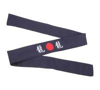 NULYLU Fascia da Testa da Karate in Cotone Blu Assorbente e Sicura, Stile Giapponese Creativo per Cucina e Allenamento Sportivo Uomo