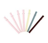 NULYLU Fermagli per Chioma Clip Lunghe in Lega Set 7 Pezzi Eleganti e Facili da Usare Buona Tenuta Colore Casuale per Donne e Signore in Occasioni Quotidiane