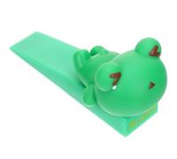 NULYLU Fermaporta in PVC Verde Antirumore e Resistente alla Deformazione, Fermaporta Cartoon per Scuola e Ufficio, Bloccaporta Sicuro e Decorativo Contro Le Chiusure Improvvise