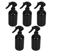 NULYLU Flacone Spray da 250 Ml in Plastica Nera, Set da 5 Bottiglie per Irrigazione Giardino e Cura Piante, Spruzzatore D'acqua Leggero e Facile da Usare per Giardinaggio e Fioritura