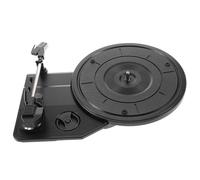 NULYLU Giradischi in Vinile Retrò con Movimento a Grammofono da 200 MM Puntina di Ricambio e Altoparlanti Integrati Suono Chiaro e Basso Rumore per Arredamento Vintage e Appassionati