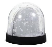NULYLU Globo di Neve Fai da Te in Plastico e Alluminio Argento, per Display Foto Creativo, per Progetto DIY e Compleanni e Famiglia
