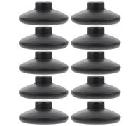 NULYLU Interruttore a Pedale per Lampada da Terra Nero, Set da 10 Pezzi, Piede di Ricambio Resistente per Uso Domestico, Ufficio e Hotel, Facile Installazione e Azionamento