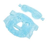 NULYLU Maschera Occhi in Gel Riutilizzabile Blu Terapia Caldo Freddo, Materiale Pvc e Charpie, per Famiglie e Occasioni Speciali, Allevia Gonfiore e Stress