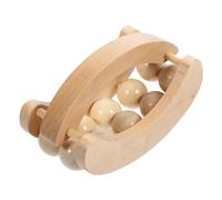 NULYLU Massaggiatore Manuale Legno Per Muscoli Roller Massaggiante Portatile Per Gambe Schiena e Spalle Strumento Di Autotrattamento Per Viaggi e Allenamenti