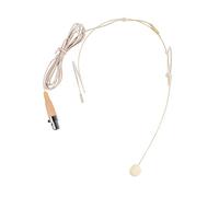 NULYLU Microfono a Condensatore Invisibile Beige Supporto Auricolare Elastico Forte, Peso Leggero e Connettore Xlr 3 Pin per Insegnamento e Arti Performative