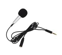 NULYLU Microfono Mini Portatile per Registrare Musica e Cantare Microfono Condensatore Cavo per Telefono e Computer Adatto per Performance Live e Karaoke