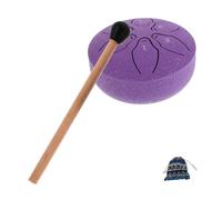 NULYLU Mini Tamburo A Lingua 6 Note Strumento Musicale Per Bambini Esterno Acciaio Piccolo Portatile Percussioni Antipioggia
