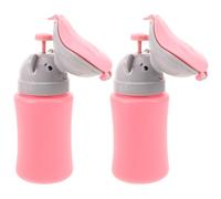 NULYLU Orinatoio Portatile 2Pezzi Vasino per Bambina PP Viaggio Campeggio Design Compatto