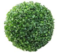 NULYLU Palla Pianta Artificiale Verde in Plastico a Forma di Sfera Stabilità per Uso Interno ed Esterno, Decorazione Artistica la Casa e Giardino