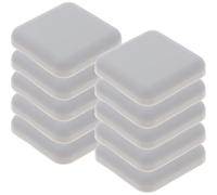 NULYLU Paraurti per Porta in Plastica 10 Pezzi, Protezione Maniglie Porte Forma Arrotondata, Resistente a Ingiallimento e Sbiadimento, per Porte Armadio e Frigorifero