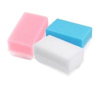 NULYLU Pettine Neonata e Spazzola da Bagno 3 Pezzi in Spugna e Plastica, Facile da Usare per Bagnetto e Stimolazione Sensoriale a Casa