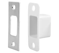 NULYLU Piastra di Sicurezza in Acciaio Inossidabile per Serrature Porte da Contropiastra Resistente e Durevole Facile da Installare Adatta per Rinforzo Porte in Legno e Metallo