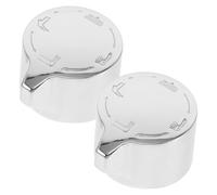 NULYLU Pomello Deviatrice Doccia 2 Pezzi in Metallo Argento Selettore a Velocità, Facile Installazione e Prestazioni Stabili per Bagno