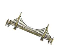 NULYLU Ponte Gate in Metallo Antico Statua Decorativa da Tavolo Vintage Centrotavola per Casa e Ufficio Ornamento Architettonico Internazionale in Souvenir Iconico