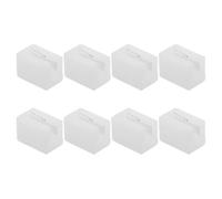 NULYLU Protezione Angolare Morbida in Silicone 8 Pezzi, Facile Installazione, Copertura Completa per Maniglie Cassetti e Armadi per Sicurezza Bambini in Cameretta