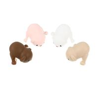 NULYLU Protezione Angoli per 4 Pezzi in Silicone ad Alta Elasticità a Forma di Animali Cartone per Mobili Tv e Librerie, Anti-collisione per Uso Domestico Colore Casuale