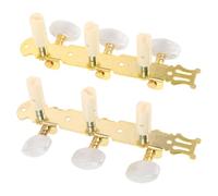 NULYLU Ricambio Per Chitarra Piroli Di Accordatura Con Design Tri-funzionale e Teste Acrilico Finitura Placcata Per Sintonizzazione Precisa e Sostituzione Facile Delle Corde