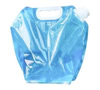 NULYLU Sacca Acqua Campeggio 5l Rubinetto, Trasparente e Pieghevole, Materiale Pet Resistente, Portatile per Camping e Viaggi su Strada