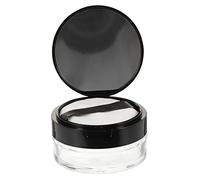 NULYLU Scatola Per Cipria Portatile Contenitore Per Polvere Vuoto e Ricaricabile Coperchio Ermetico e Rete Elastica Elegante Custodia Per Cipria Sfusa Adatto Fondotinta e Fard Da Trucco