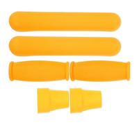 NULYLU Set 1 Kit Accessori per Stampelle Ortopediche Cuscinetti Ascelle e Piedi in Gomma Antiscivolo, Impugnatura Comfort in Tpr per Uso su Stampelle e Bastoni da Passeggio