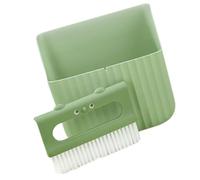 NULYLU Set 1 Pezzo Scopa Piccola e Paletta Verde in Plastico per Raccolta Detriti e Pulizia di Piccole Superfici in Ufficio