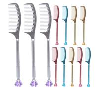 NULYLU Set 12 Penne Gel a Pettine Multicolore Penne Gel per Studenti e Appunti Design Ergonomico per Scrittura Comfort Materiale Robusto per Ufficio e Scuola